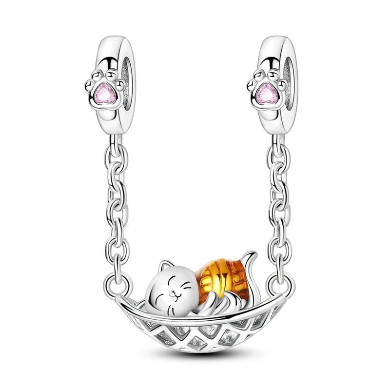 Neu in heißen Verkäufen 925 Sterling Silber Charms Anhänger Perlen passen 925 Original Armbänder für Frauen DIY Geburtstag Schmuck Geschenke