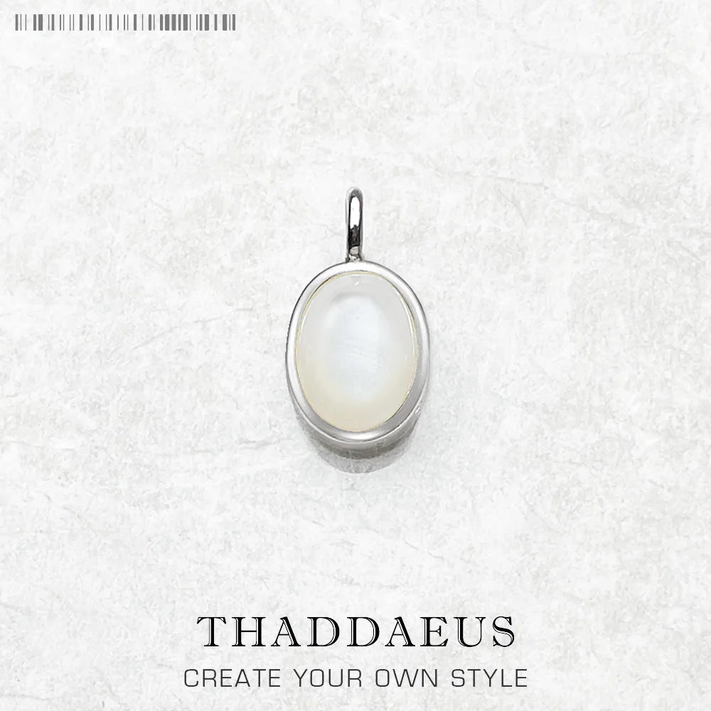 Anhänger Weiß Oval Opal Marke Neue Mode Klassischen Schmuck Europa Stil Zubehör Seele Geschenk Für Frau