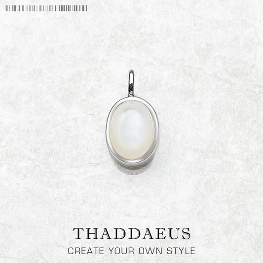 Anhänger Weiß Oval Opal Marke Neue Mode Klassischen Schmuck Europa Stil Zubehör Seele Geschenk Für Frau