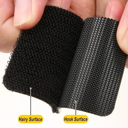 Sehr stark klebendes Klettband, selbstklebendes, doppelseitiges Klettverschlussband, Kabelband, Super-Klettverschlussband
