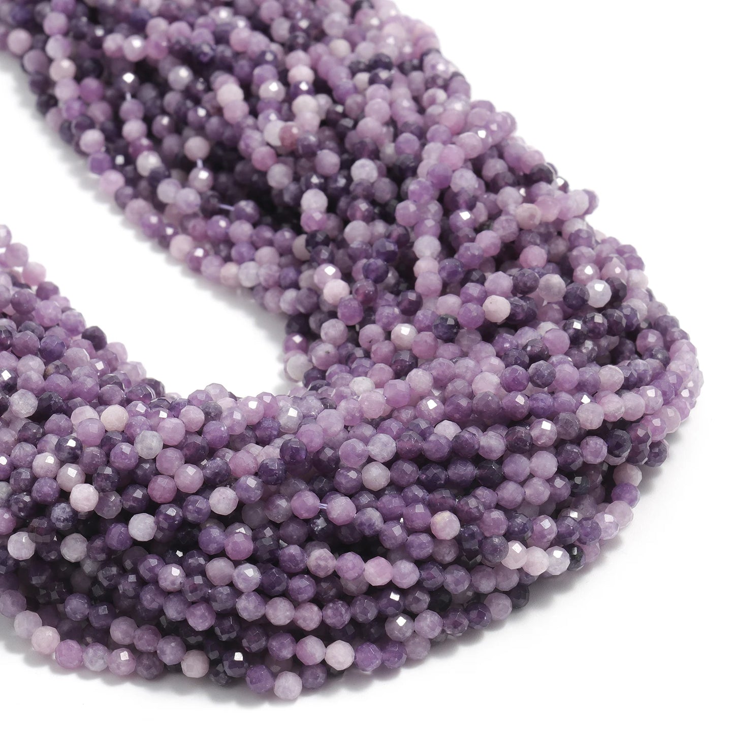 2 3 4 mm facettierte kleine Perlen, natürlicher Aquamarin, Lapislazuli, Turmalin, Amethyst-Steinperlen für Schmuckherstellung, Diy-Zubehör