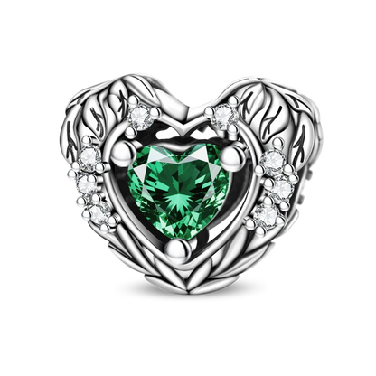 Anhänger aus 925er-Sterlingsilber, grüne Serie, Blumenbaum, Apfel-Anhänger, DIY, feine Perlen, passend für Original-Charms-Armbänder, Damenschmuck, Diy
