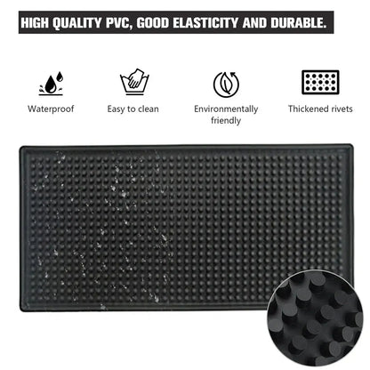 Gummi Bar Matte Anti-slip PVC Cafe Bar Matten Hause Tasse Matte Wasserdicht Hitzebeständige Langlebig Küche Ablauf Matte Geschirr trocknen Matten