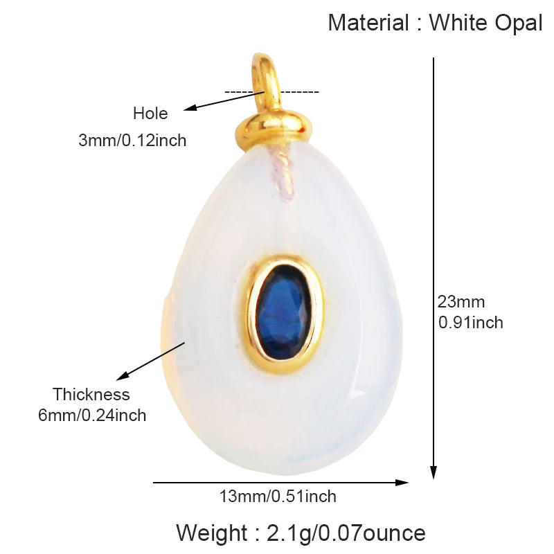 Jade Achat Amethyst Amazonit Wasser Gras Lapis Lazuli Charm Anhänger, 18K echt vergoldet Schmuck für Halskette Handwerk Herstellung S79