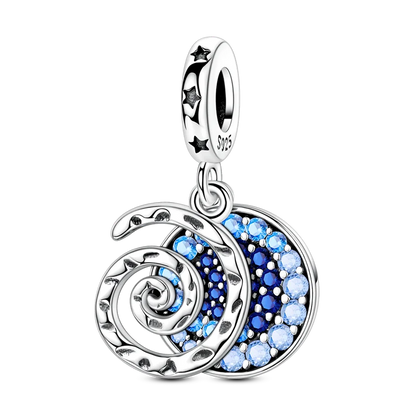 Original-Charm-Perle aus 925er-Sterlingsilber mit eingelegtem Zirkonium, Schleife, Liebesherz, Ballon-Anhänger, passend für Armbänder, DIY-Schmuckmarkierung