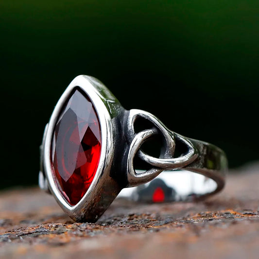 2023 NEUE männer 316L edelstahl ringe Nordic Viking Keltischen Knoten Ring Amulett mode hochzeit Schmuck Geschenke kostenloser versand