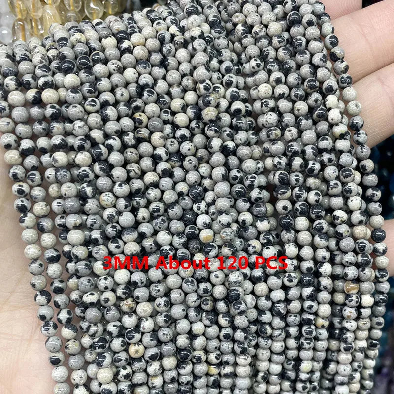 Natürliche Stein Dalmatiner Jaspis Runde Würfel Facettierte Rondelle Lose Spacer Perlen Für Schmuck Machen Charms DIY Armbänder Halskette