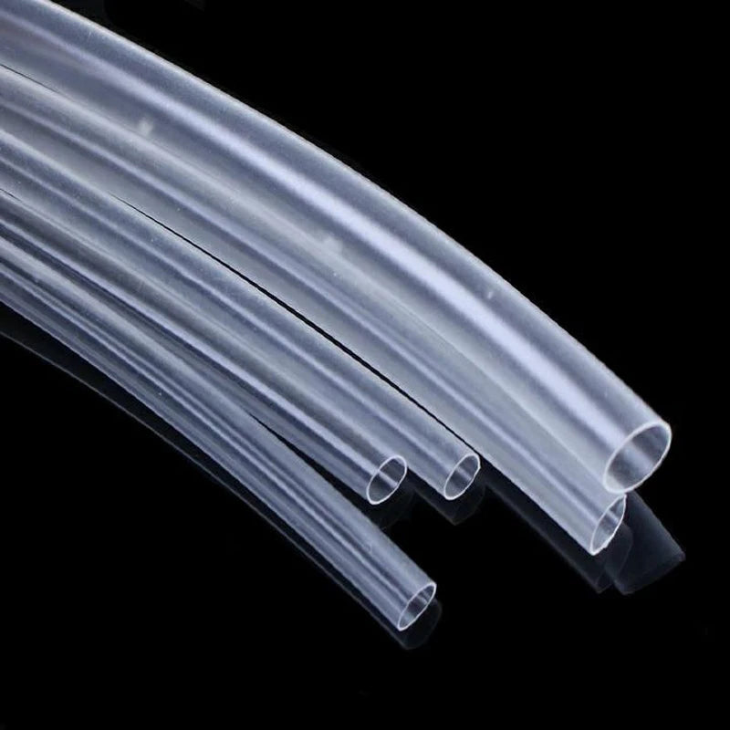 1mm 1,5mm 2mm 2,5mm 3mm 3,5mm 4mm 5mm 6mm 8mm Transparenter Klarer Schrumpfschlauch Schrumpfrohr Ummantelung Drahtschutz-Set