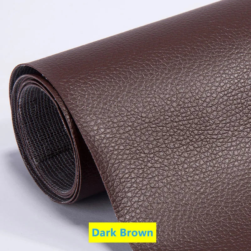 Selbstklebendes Erste-Hilfe-Patch für Möbel, Schuhe, Leder-Patch, DIY, schwarzes, selbstklebendes Leder-Reparaturband für Sofa, 50 x 137 cm