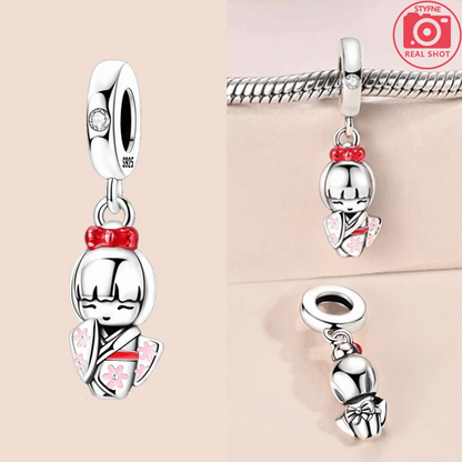 Sterling Silber 925, Fantasie, buntes Herz, Charm-Planeten-Anhänger, Perlen, passend für Original-Armband, Perle für Frauen, edler Schmuck, Geschenk