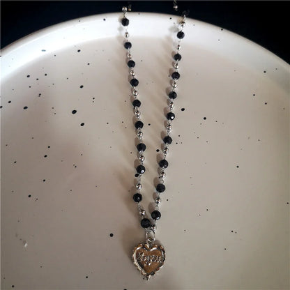 Geschmolzenes flüssiges Metall Vier-Sterne-Strass-Edelstahl-Kettenhalskette für Frauen Egirl Trend Ästhetischer Halsband Y2K-Schmuck