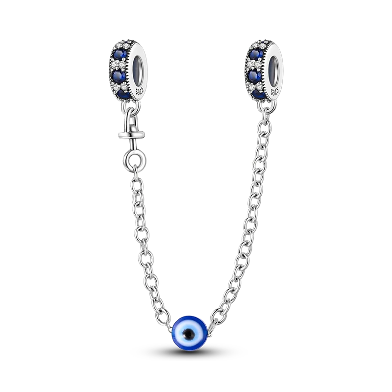 Silberverschluss, 925er-Sterlingsilber, CZ-Pflaster-Clip-Charms, Gänseblümchen-Perlen, Stopper, Sicherheitskette, passend für Original-Armreif, Schmuck-Clip