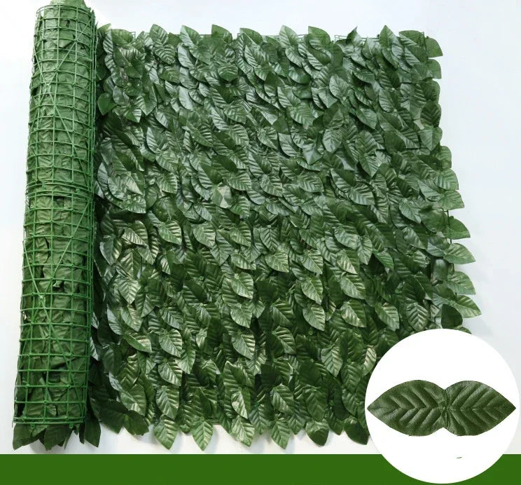 1 x 3 m künstliche Efeu-Hecge, grünes Blatt, Zaunplatten, künstlicher Sichtschutz, Zaun, Bildschirm für Zuhause, Outdoor, Garten, Balkon, Dekoration, Pflanzen