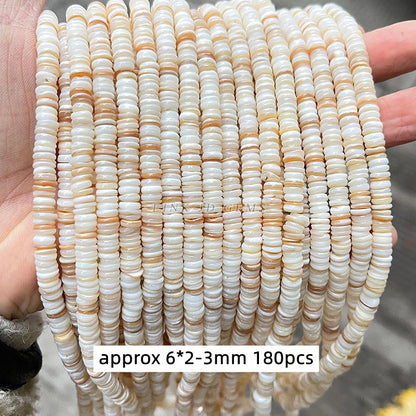 Natürliche Shell Perlen Unregelmäßige Form Glatte Perlen Lose Spacer Perlen Für Schmuck Machen Diy Ohrringe Halskette Zubehör Erkenntnisse
