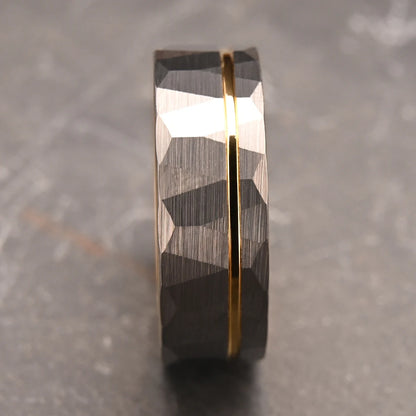 Wolframcarbid-Ring für Herren, Anillos Bague Homme, Pareja de Sundae, Modeschmuck, Eheringe, individuelle Verlobungsringe
