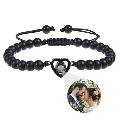 Custom bracelet with picture inside, personalized projection bracelets with photos, picture bracelet, personalized memorial gifts