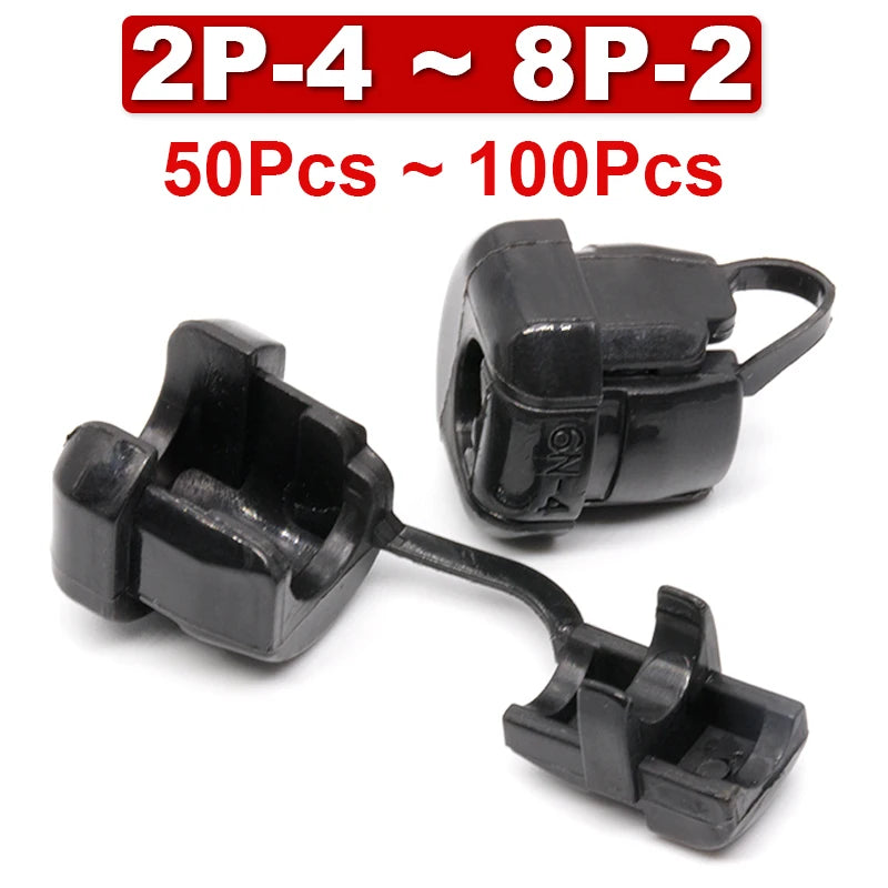 Nylon Netzkabel Schnalle Schutz Draht Hülse Chassis Draht Clip Feste Schnalle Kunststoff Karte Draht Schnalle 2P-4 6N-4 4N-4 7N-2 8P-2
