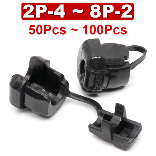 Nylon Netzkabel Schnalle Schutz Draht Hülse Chassis Draht Clip Feste Schnalle Kunststoff Karte Draht Schnalle 2P-4 6N-4 4N-4 7N-2 8P-2