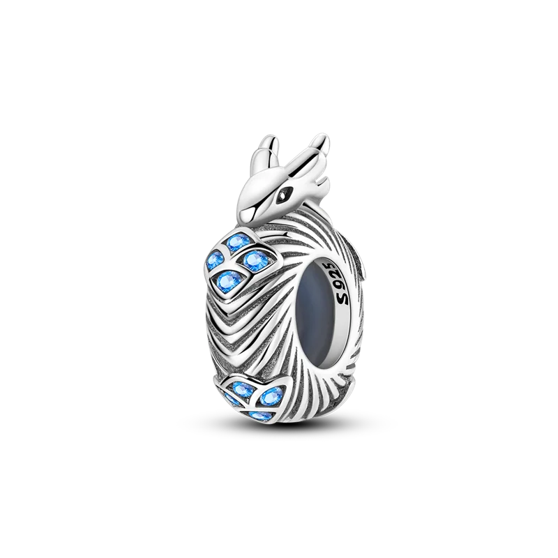 Clip-Perle mit Tiermotiv, 925er-Sterlingsilber, Löwe, Tiger, Elefant, Hund, Positionierungsperle, passend für Original-Armbänder, DIY-Schmuck