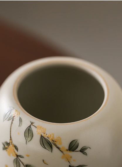 7 x 8.5 cm Ceramic Urns for Human Ashes, Small Seal, Pet Memorial, High-Quality Funeral Accessories