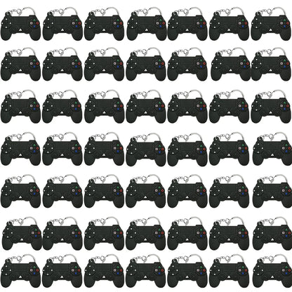 50PCS Schlüsselbund für Jungen Männer Gamepad Schlüsselring Joystick Game Controller Schlüssel Zubehör fit Handtasche Schlüssel Anhänger Freunde Schlüssel geschenke