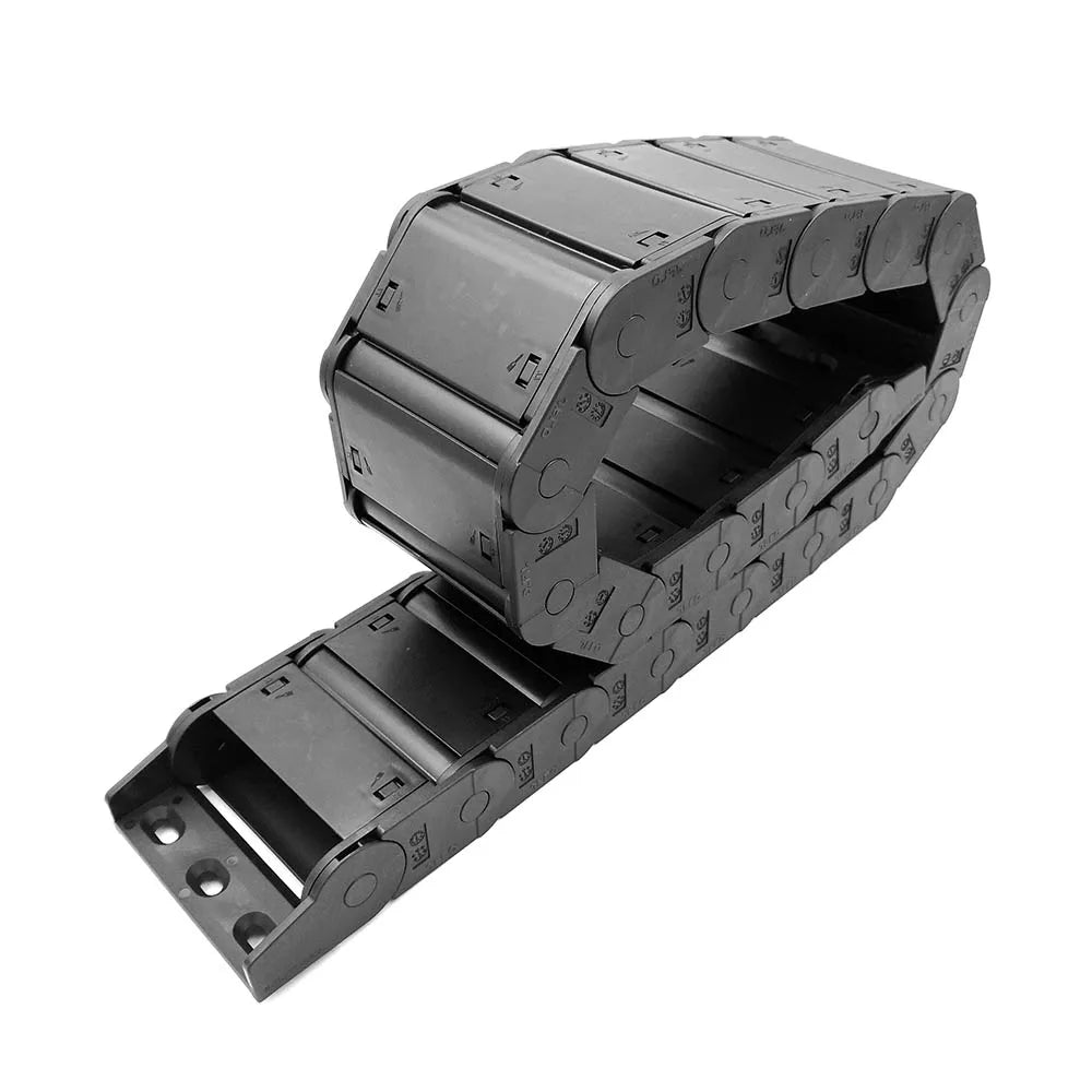 JFLO 25-Serie, 1 Meter Schleppkette, Drahtträger, Kabelhalter, Kanal geschlossen, beidseitig offen, CNC-Übertragungsteile, Schleppleine
