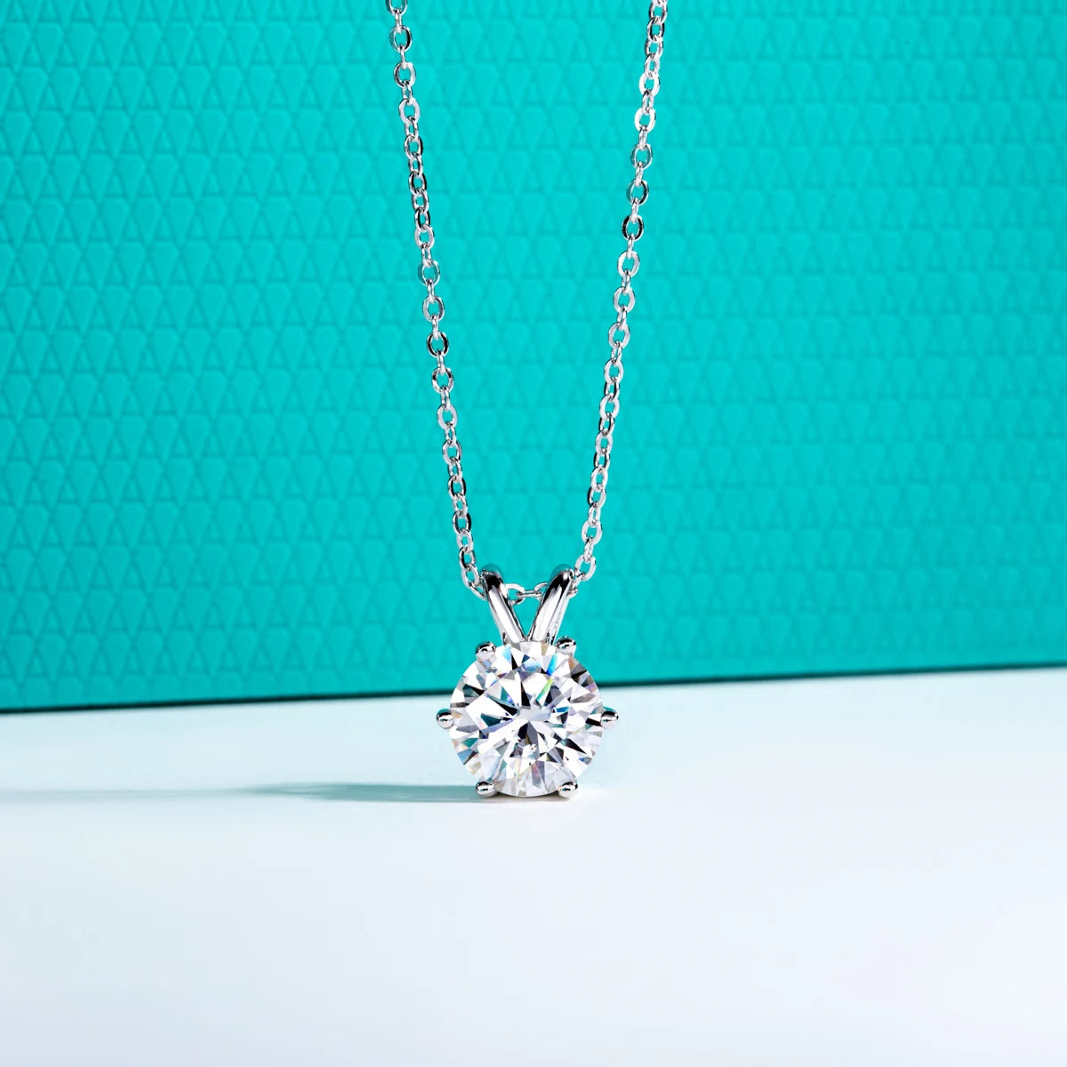 AnuJewel 1ct 3ct 5ct D Farbe Moissanite Diamant Top Qualität 18K Gold Überzogene Anhänger Halskette Edlen Schmuck Geschenke Großhandel