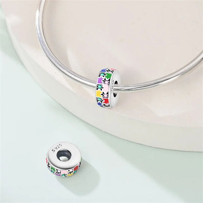 925er Sterlingsilber, Gold, Blume, Schmetterling, Leopard, Pfotenklee, Perlen, Zirkon, Schmuck für Halskette, Armband, Geschenk für Frauen und Mädchen