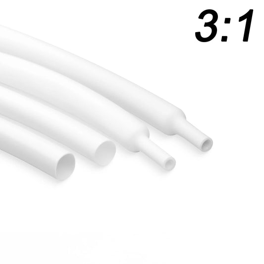 Φ1,6 bis Φ50 mm Schrumpfschlauch, Verhältnis 3:1, doppelwandig, mit Klebstoff ausgekleidet, Schrumpfschlauch, wasserdicht, industriell, weiß