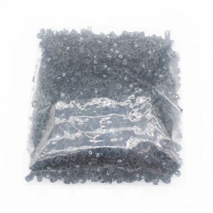 EC 0/1/2/3 Nummer 0/1/2/3/4/5/6/7/8/9 Kabelmarkierungen PVC-Nummernmarkierungsrohre zur Identifizierung von Kabeldraht