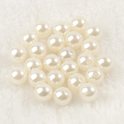 4mm 6mm 8mm 10mm Runde Imitation Perle Perlen Bunte Lose Kunststoff Acryl Spacer Perlen Für schmuck Machen Diy Armband Halskette