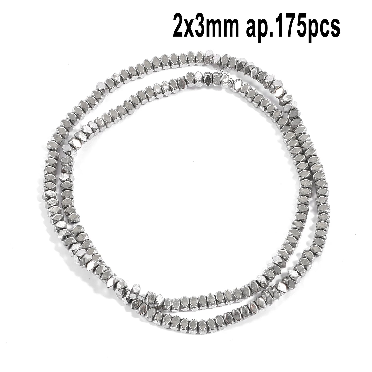 Großhandel AAA Rhodium Hämatit Perlen Charms Herz Stern Rohr Facettierte Runde Unregelmäßige Geometrische Form Perlen Für Schmuck Machen