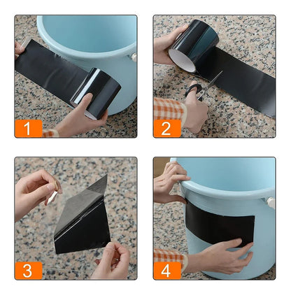 5–30 cm Breite, superklebendes, wasserdichtes Reparaturband, 1,5 m, 3 Farben, robustes Rohr, Schnellstopp-Leckdichtung, Sanitär-Reparaturband