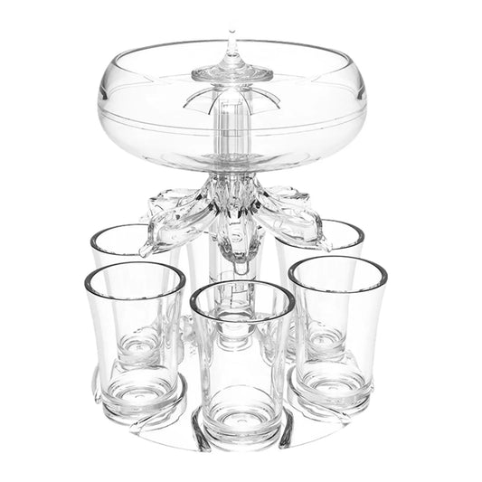 Shot Pourer Dispenser Shot Pourer Liquor Dispenser Cocktail Dispenser 6 Shots Party Drink Dispenser Shot Glass Holder Getränke
