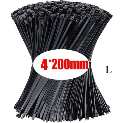 Kabelbinder, wiederverwendbare Kunststoff-Flanschbinder, Kabelbinder aus Kunststoff, Nylon, Kabelbinder, Organizer, Klemme, selbstsichernd, Bürodraht, Reißverschluss, Großhandel