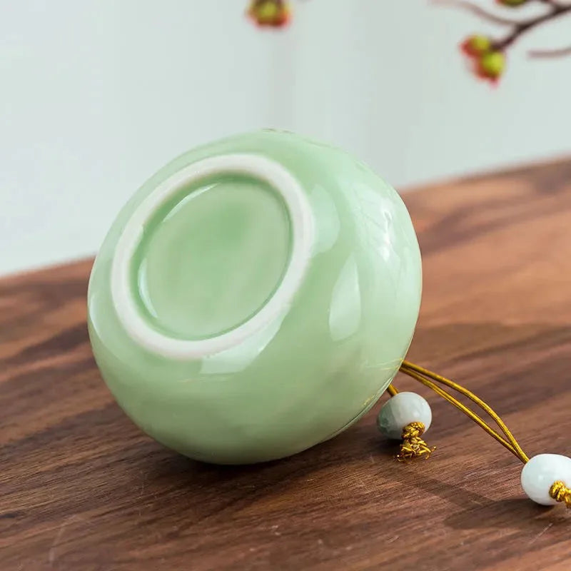 Ceramic Pet Urns Cremation Hamster Personalized Ashes Container Cat Dog Funeral Burial Coffin Relics Deceased Pet Souvenir