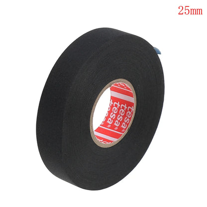 Tesa-Klebeband 51036 selbstklebender Stoff, Kabelbaum, 9 mm x 25 m, 19 mm x 25 m