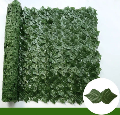 1 x 3 m künstliche Efeu-Hecge, grünes Blatt, Zaunplatten, künstlicher Sichtschutz, Zaun, Bildschirm für Zuhause, Outdoor, Garten, Balkon, Dekoration, Pflanzen