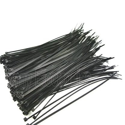 Großhandel 1000 Stück 4 Zoll 2 * 100 mm schwarz weiß blau rot grün orange lila Kabelbinder selbstsichernder Nylon-Kabelbinder