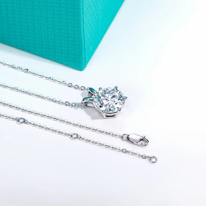 AnuJewel 1ct 3ct 5ct D Farbe Moissanite Diamant Top Qualität 18K Gold Überzogene Anhänger Halskette Edlen Schmuck Geschenke Großhandel