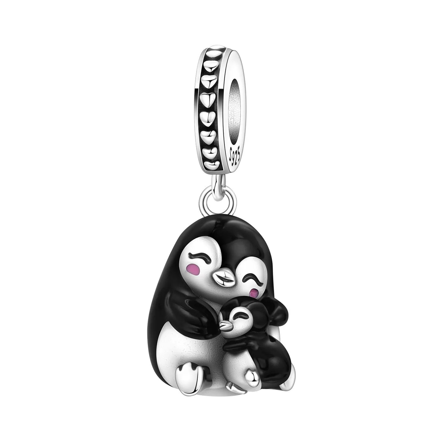 Exquisiter 925 Sterling Silber Panda Chamäleon Waschbär, Koi Welpen Tier-Anhänger Passend für DIY Armband Halskette Premium Party Geschenke