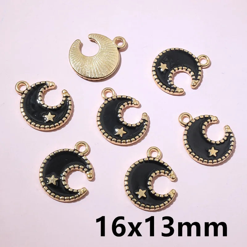 20 Stück 15 x 12 mm Emaille doppelseitig hohle Herz Charms Anhänger DIY Schmuckherstellung Zubehör für Armband Ohrringe Halskette