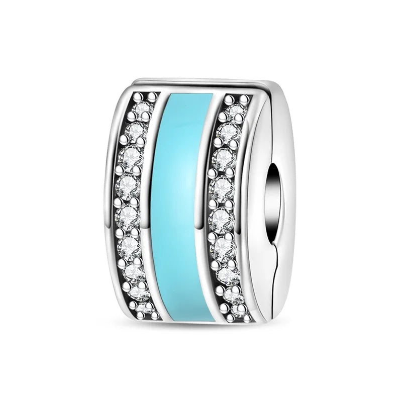 Charms aus 925er Silber, Schmetterling, Libelle, Blumen, Sterne, Mond, Teufelsauge, Abstandsperlen, passend für Qikaola 925 Original-Armbänder, DIY-Schmuck