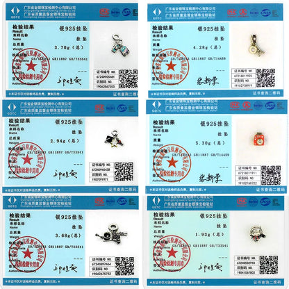Original-Charms für den Abschluss, Perlen-Anhänger, 925er-Sterlingsilber, Bachelor-Hut, Kappen-Charms, passend für Armbänder, DIY-Zeremonie, Schmuck, Geschenk
