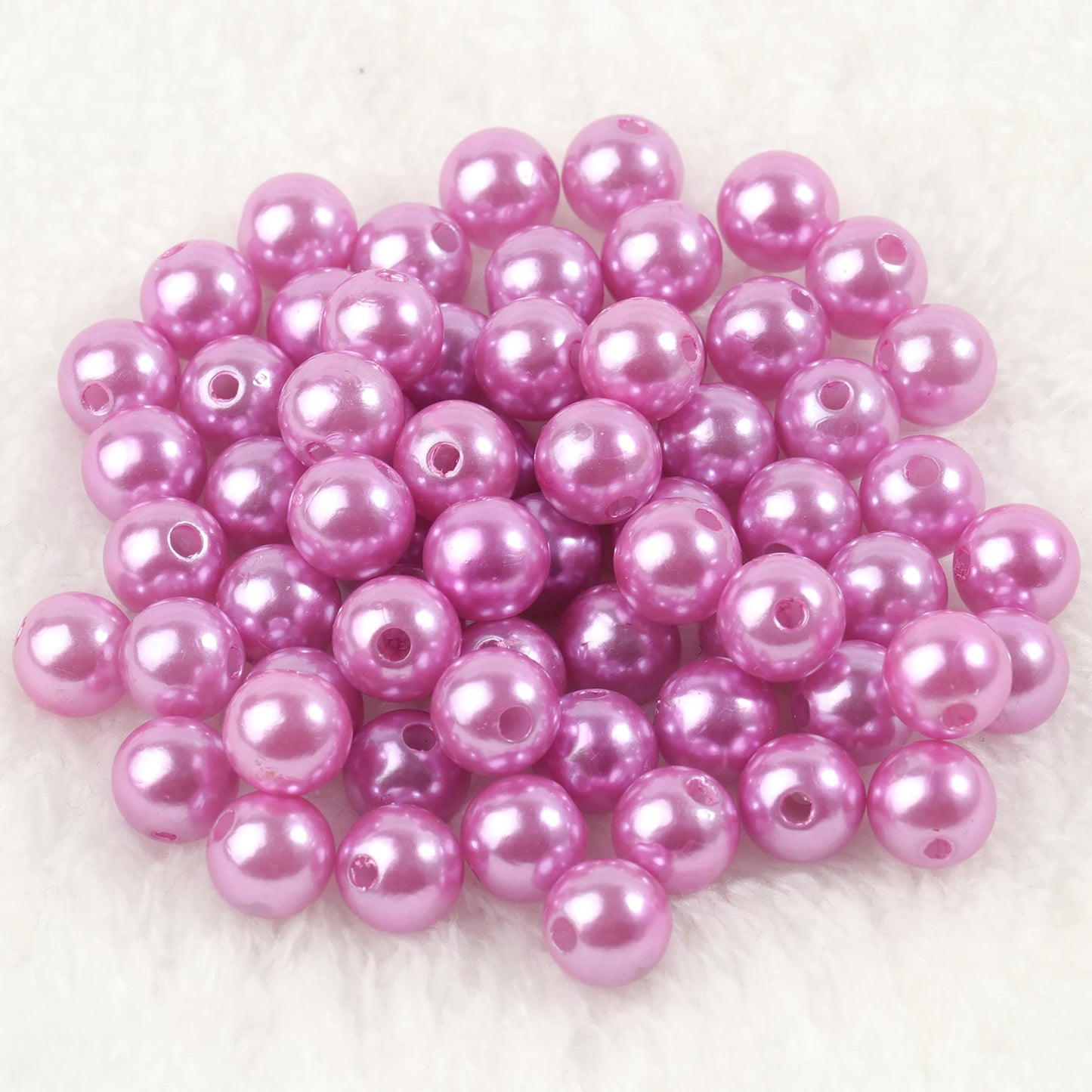 4mm 6mm 8mm 10mm Runde Imitation Perle Perlen Bunte Lose Kunststoff Acryl Spacer Perlen Für schmuck Machen Diy Armband Halskette