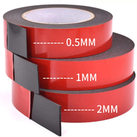 2 Stück/1 Stück, 0,5 mm–2 mm Dicke, superstarkes, doppelseitiges Klebeband aus Schaumstoff für die Montage, Befestigungspad, klebrig