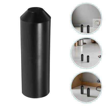 5 Stück Schrumpfkappen, schwarz, 1,5 Zoll, wasserdicht, mit Klebstoff ausgekleidet, für Netzkabel, Ethernet-Kabel, Bootsverkabelung, Schutzrohr