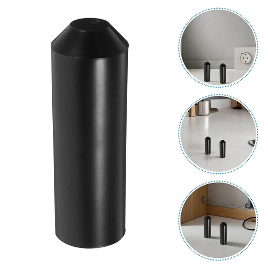 5 Stück Schrumpfkappen, schwarz, 1,5 Zoll, wasserdicht, mit Klebstoff ausgekleidet, für Netzkabel, Ethernet-Kabel, Bootsverkabelung, Schutzrohr