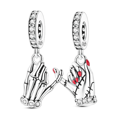 Echt S925 Sterling Silber Bunte Kolibri Blumen Charms Frühling Serie Perlen Fit Original Armbänder DIY Schmuck für Frauen