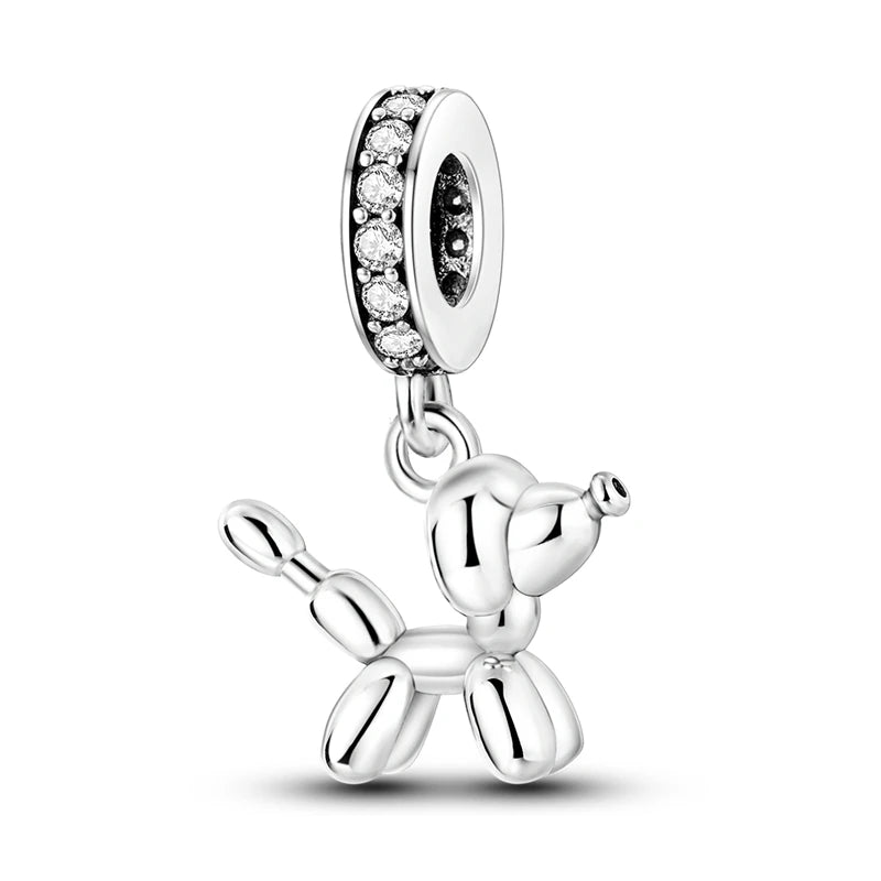 Charms aus 925er-Sterlingsilber, Flugzeug, Reisepass, Elefant, Perlenanhänger, passend für Original-Armbänder, für Frauen, Geburtstag, Modeschmuck, Geschenk